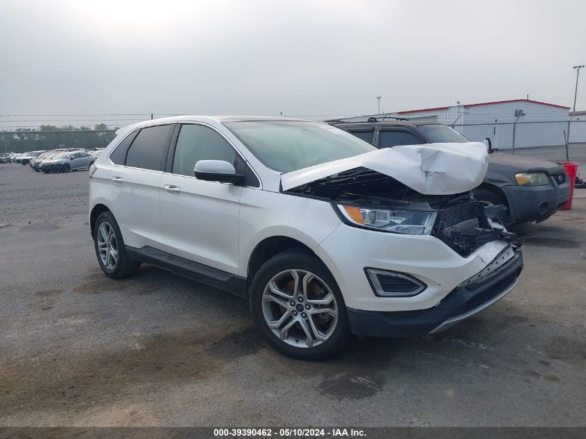 2015 Ford Edge Titanium VIN: 2FMTK3K88FBB37413 Lot: 39390462