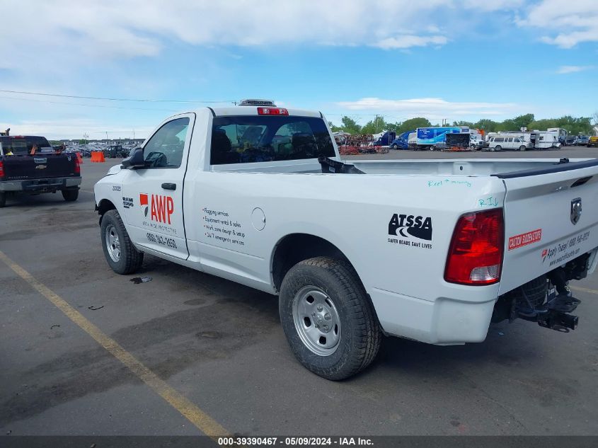 2022 Ram 1500 Classic Tradesman Regular Cab 4X4 8' Box VIN: 3C6JR7DG9NG440481 Lot: 39390467