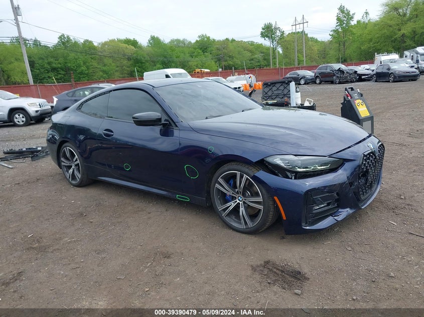 2022 BMW 430I xDrive VIN: WBA73AP09NCK24095 Lot: 39390479