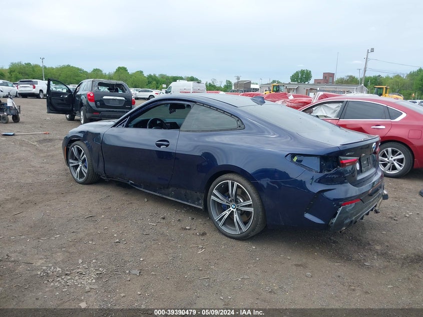 2022 BMW 430I xDrive VIN: WBA73AP09NCK24095 Lot: 39390479