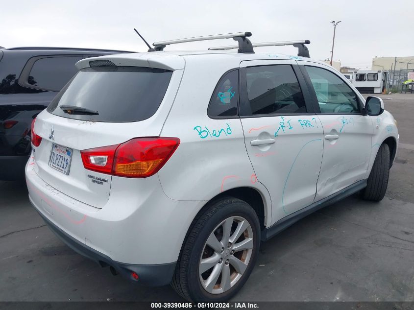 2013 Mitsubishi Outlander Sport Es VIN: 4A4AP3AU2DE006595 Lot: 39390486