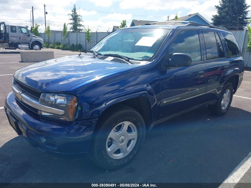 2003 Chevrolet Trailblazer Ls VIN: 1GNDT13S332387512 Lot: 39390491