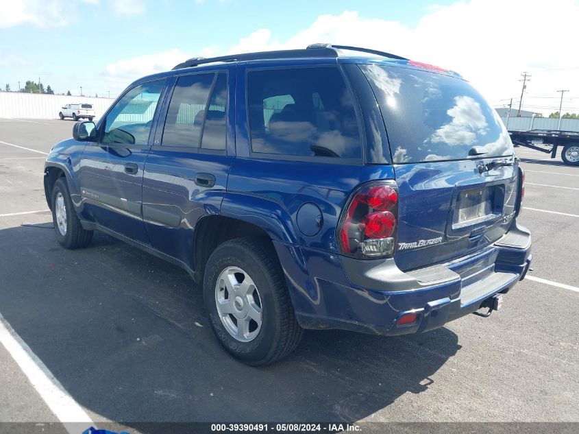 2003 Chevrolet Trailblazer Ls VIN: 1GNDT13S332387512 Lot: 39390491