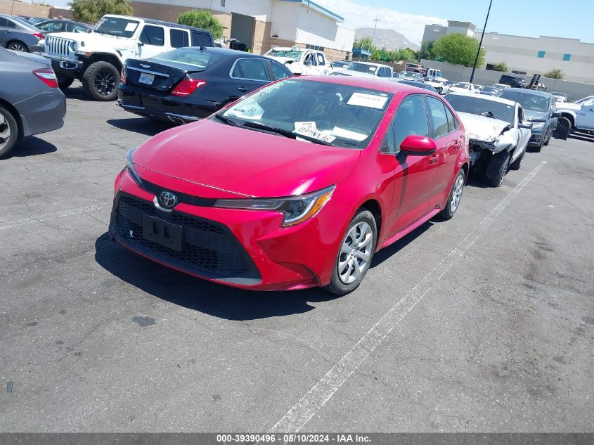 2020 Toyota Corolla Le VIN: JTDEPRAE6LJ114258 Lot: 39390496