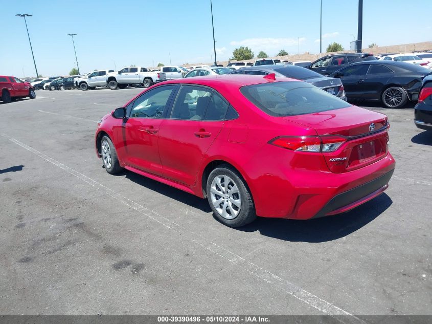 2020 Toyota Corolla Le VIN: JTDEPRAE6LJ114258 Lot: 39390496