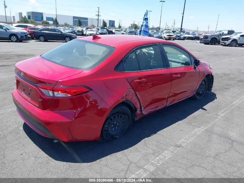 2020 Toyota Corolla Le VIN: JTDEPRAE6LJ114258 Lot: 39390496