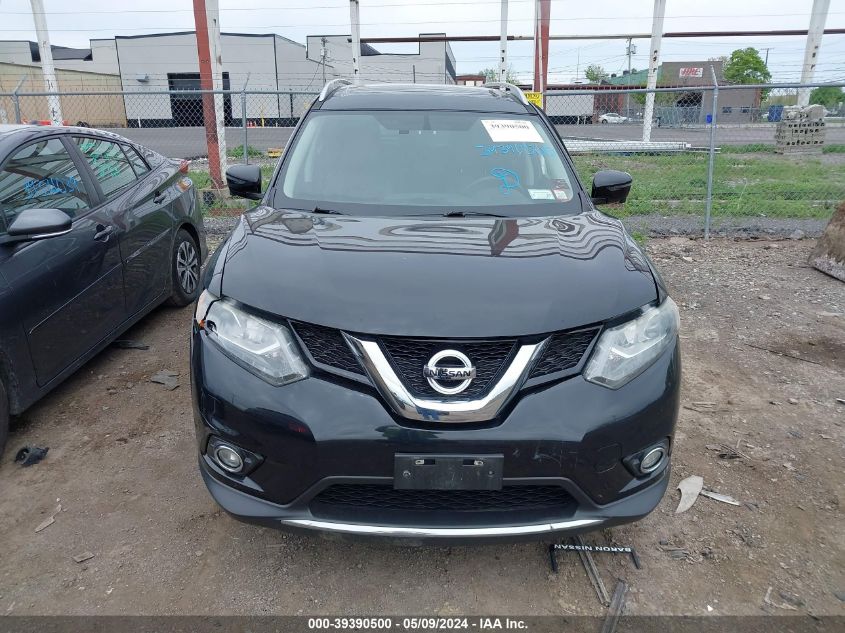 2016 Nissan Rogue Sl VIN: 5N1AT2MV7GC913873 Lot: 39390500