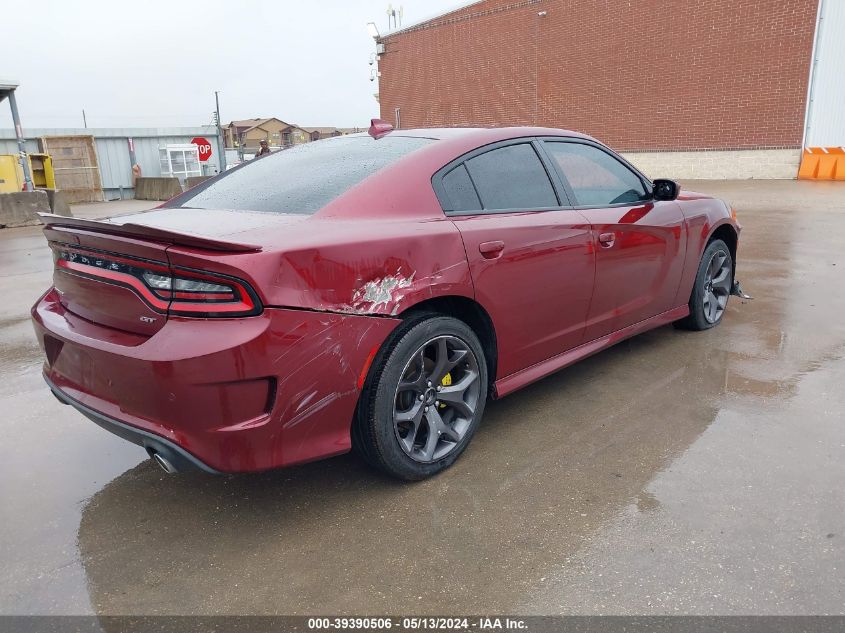 2019 Dodge Charger Gt Rwd VIN: 2C3CDXHG9KH705426 Lot: 39390506
