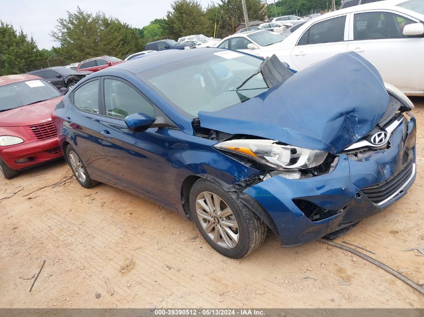 2014 Hyundai Elantra Se VIN: KMHDH4AEXEU048547 Lot: 39390512