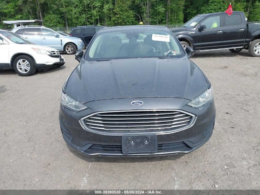 2019 Ford Fusion Se VIN: 3FA6P0H76KR123219 Lot: 39390530