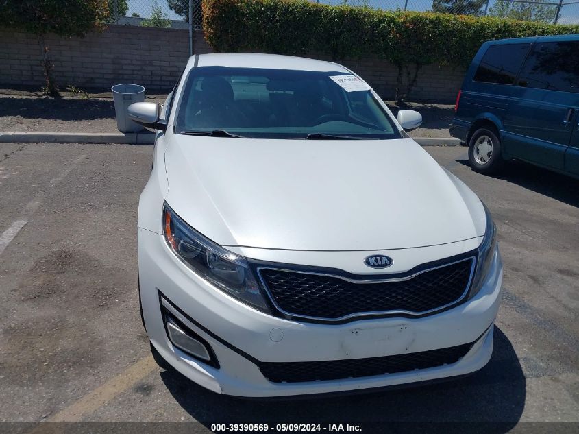 2015 Kia Optima Lx VIN: KNAGM4A76F5618180 Lot: 39390569