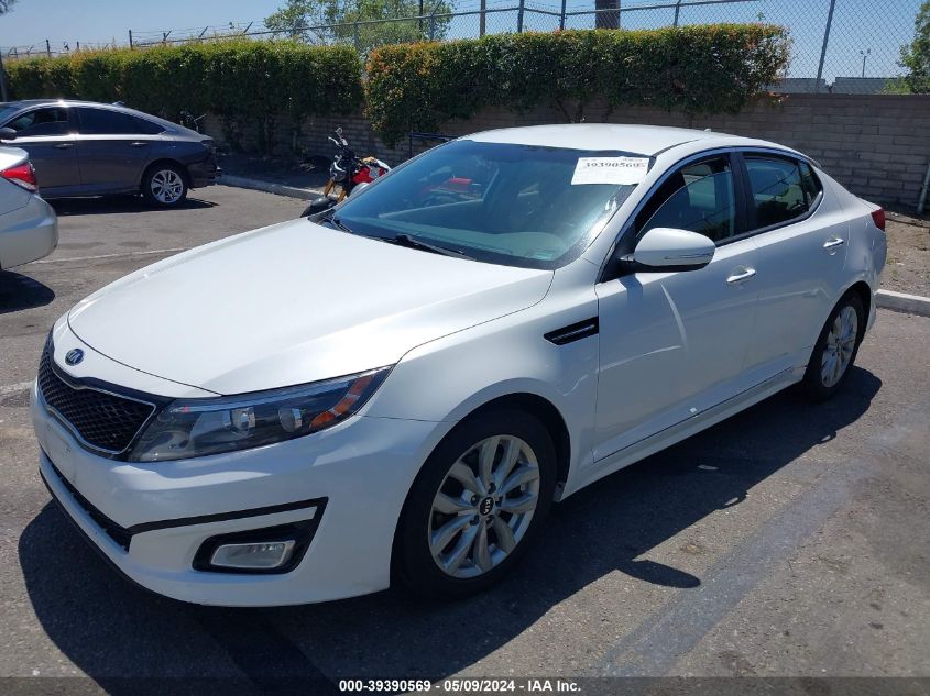 2015 Kia Optima Lx VIN: KNAGM4A76F5618180 Lot: 39390569