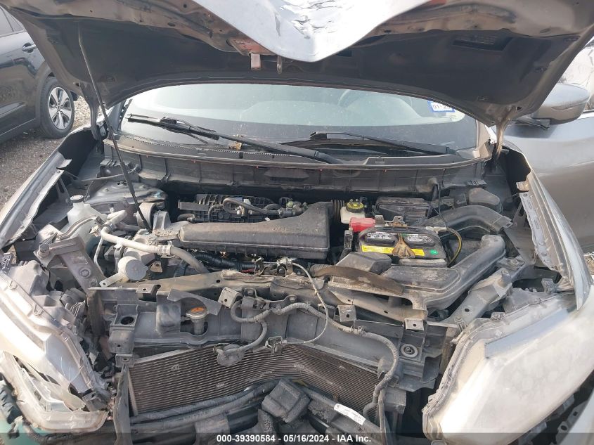 2016 Nissan Rogue Sv VIN: KNMAT2MT9GP605941 Lot: 39390584