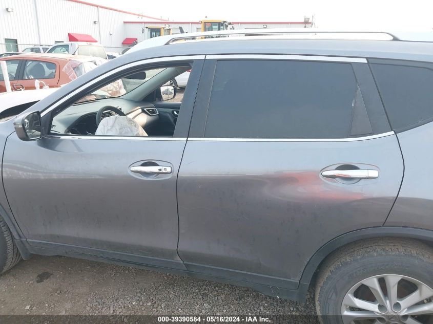 2016 Nissan Rogue Sv VIN: KNMAT2MT9GP605941 Lot: 39390584