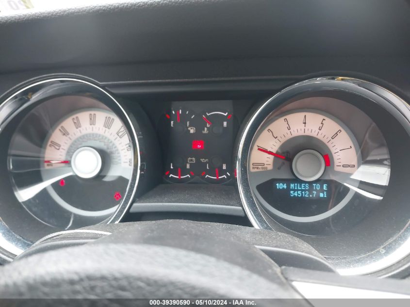 2011 Ford Mustang Gt Premium VIN: 1ZVBP8FF0B5116171 Lot: 39390590