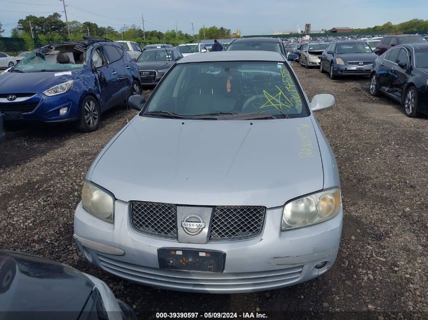 2005 Nissan Sentra 1.8S VIN: 3N1CB51D15L504625 Lot: 39390597