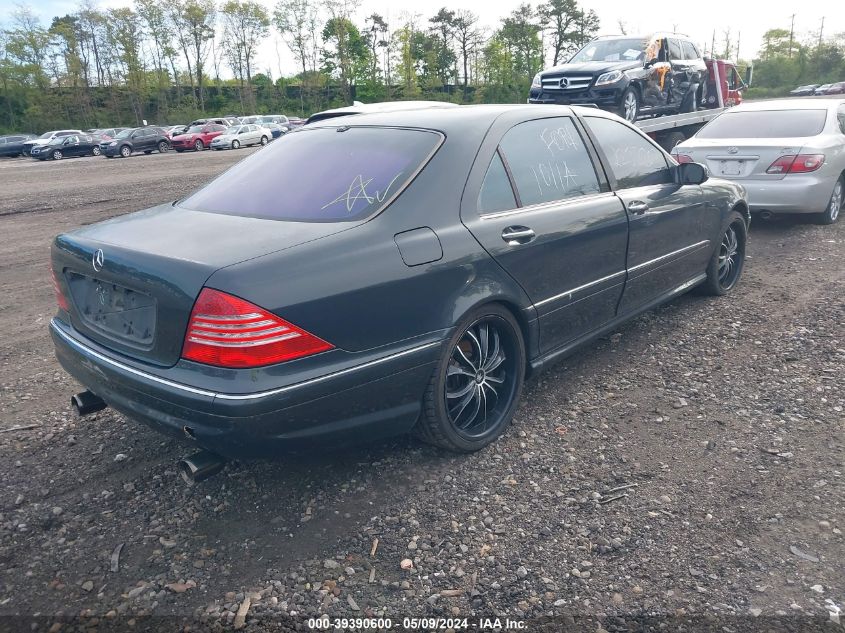 2004 Mercedes-Benz S 430 4Matic VIN: WDBNG83J34A388909 Lot: 39390600