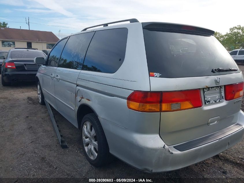 2002 Honda Odyssey Ex VIN: 5FNRL186X2B051930 Lot: 39390603