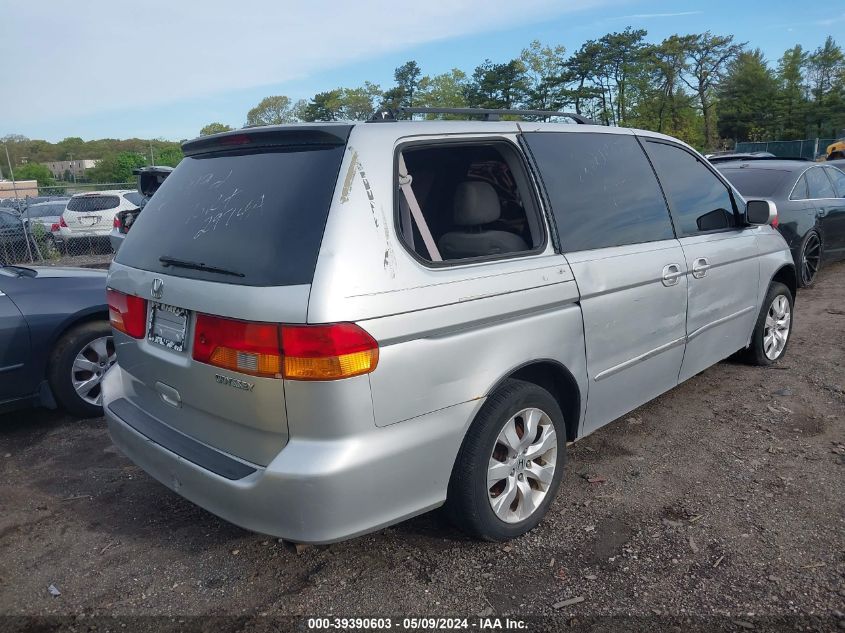 2002 Honda Odyssey Ex VIN: 5FNRL186X2B051930 Lot: 39390603