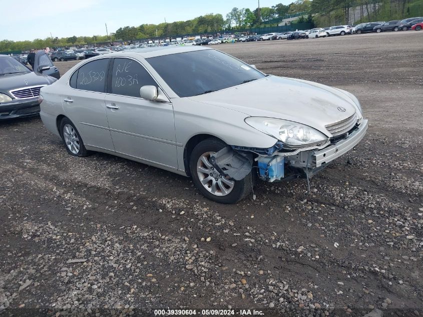 2004 Lexus Es 330 VIN: JTHBA30G645042779 Lot: 39390604