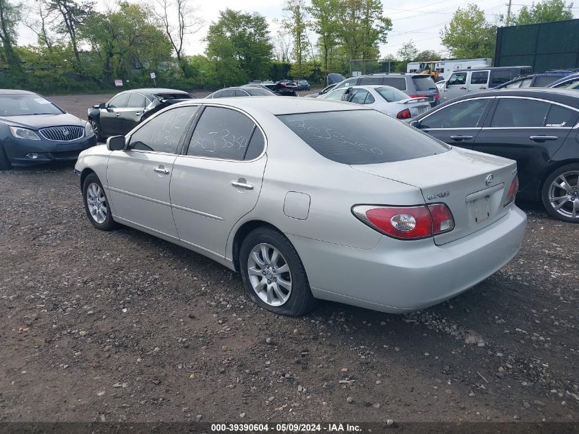 2004 Lexus Es 330 VIN: JTHBA30G645042779 Lot: 39390604