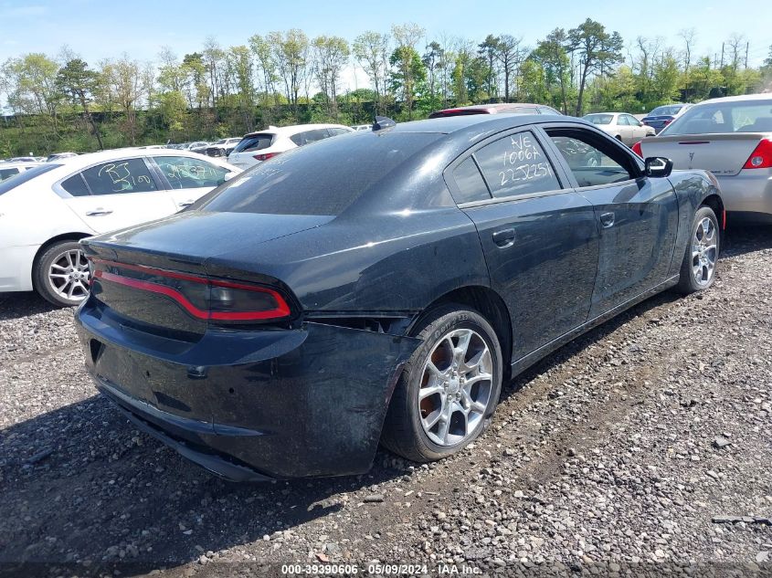 2015 Dodge Charger Sxt VIN: 2C3CDXJG8FH926211 Lot: 39390606