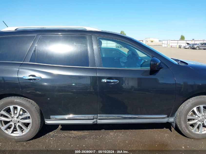 2016 Nissan Pathfinder Sl VIN: 5N1AR2MM5GC659120 Lot: 39390617