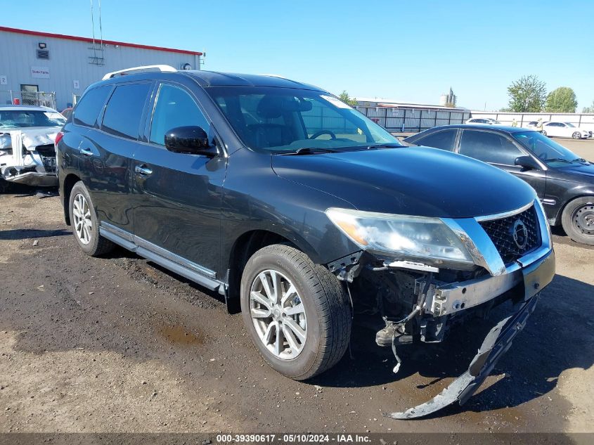 2016 Nissan Pathfinder Sl VIN: 5N1AR2MM5GC659120 Lot: 39390617