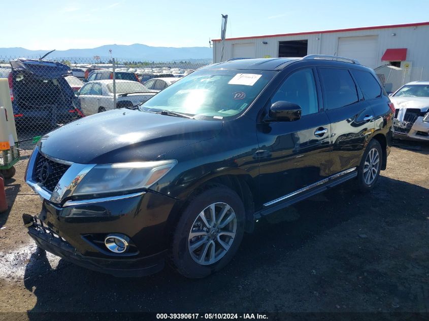 2016 Nissan Pathfinder Sl VIN: 5N1AR2MM5GC659120 Lot: 39390617