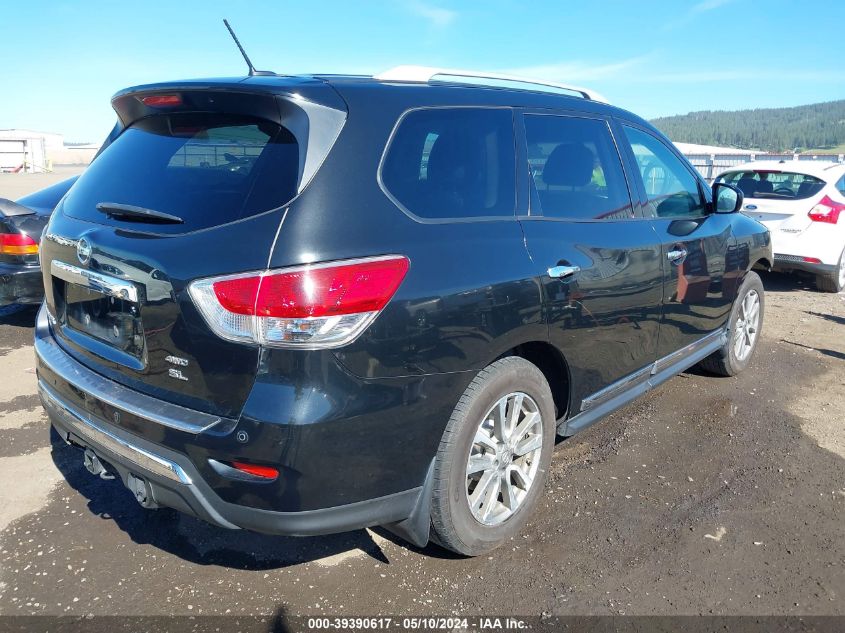 2016 Nissan Pathfinder Sl VIN: 5N1AR2MM5GC659120 Lot: 39390617