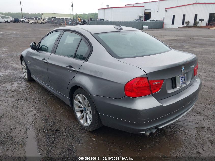 2011 BMW 328I xDrive VIN: WBAPK5C54BA658928 Lot: 39390618