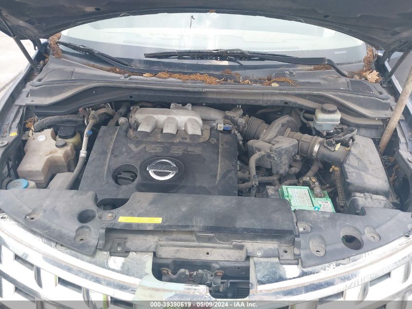 2005 Nissan Murano Sl VIN: JN8AZ08T95W308639 Lot: 39390619