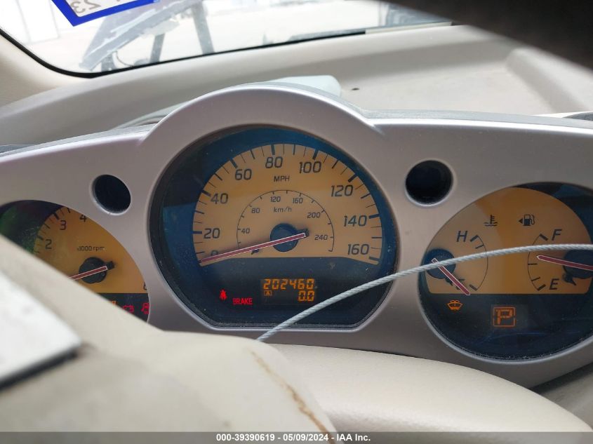 2005 Nissan Murano Sl VIN: JN8AZ08T95W308639 Lot: 39390619