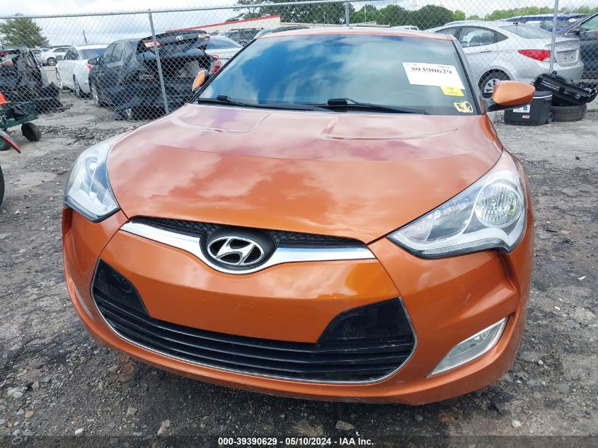 2016 Hyundai Veloster VIN: KMHTC6AD6GU292776 Lot: 39390629