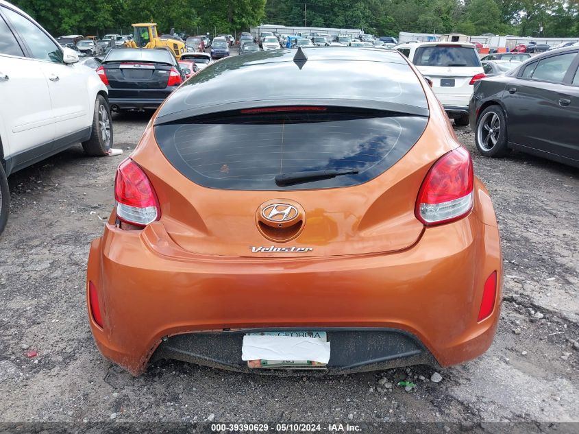 2016 Hyundai Veloster VIN: KMHTC6AD6GU292776 Lot: 39390629