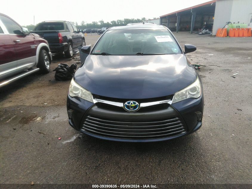 2016 Toyota Camry Hybrid Xle VIN: 4T1BD1FK8GU198434 Lot: 39390635