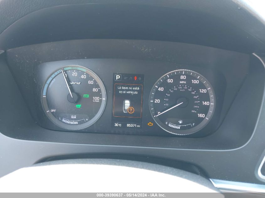 2017 Hyundai Sonata Hybrid Se VIN: KMHE24L34HA071071 Lot: 39390637