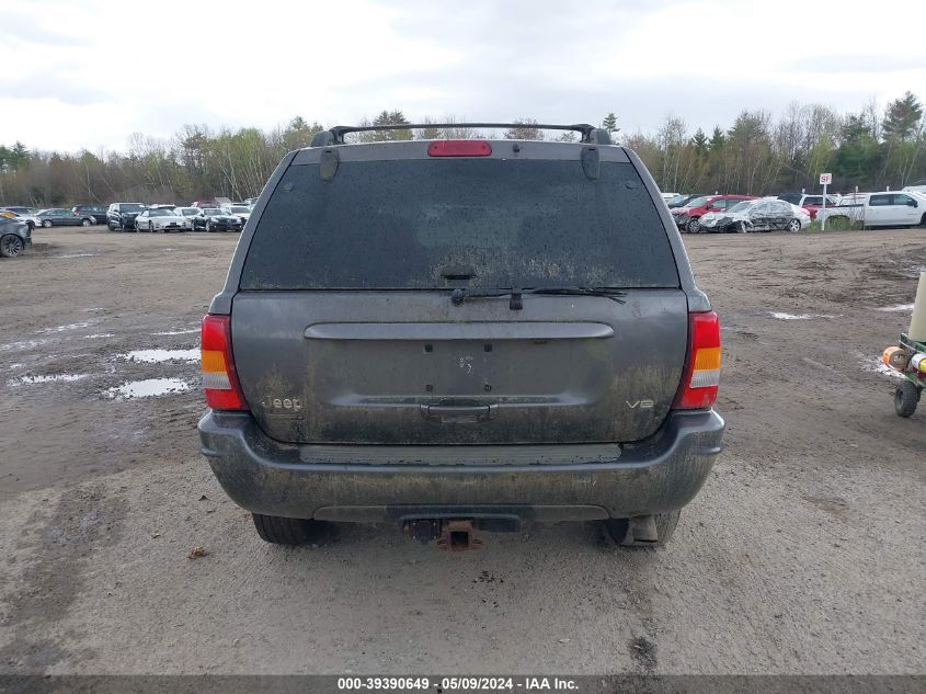 2003 Jeep Grand Cherokee Limited VIN: 1J8GW58N03C561398 Lot: 39390649