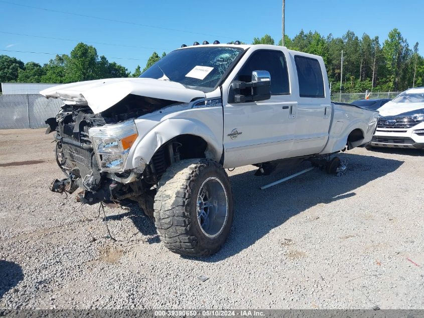 2013 Ford F-250 Lariat VIN: 1FT7W2BT4DEB07156 Lot: 39390650