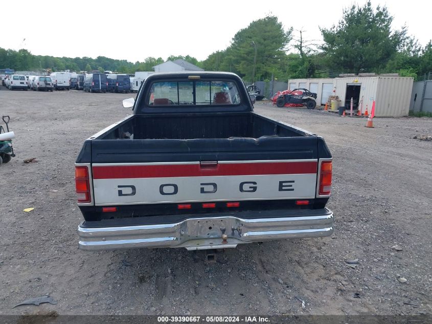 1993 Dodge D-Series D300/D350 VIN: 3B7ME33C2PM157451 Lot: 39390667