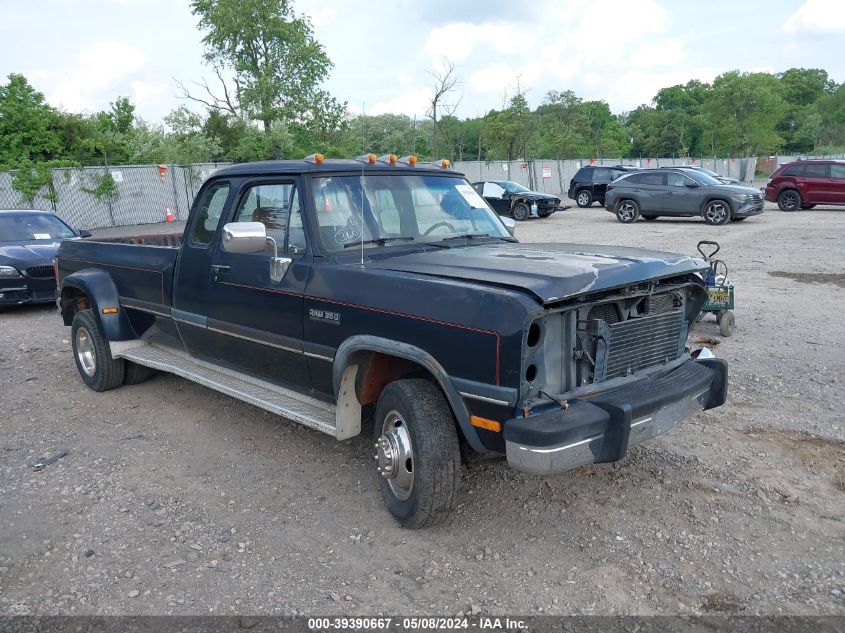 1993 Dodge D-Series D300/D350 VIN: 3B7ME33C2PM157451 Lot: 39390667