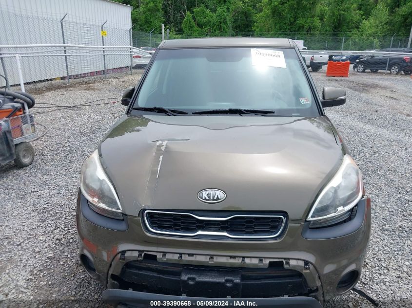 2012 Kia Soul + VIN: KNDJT2A65C7417765 Lot: 39390668