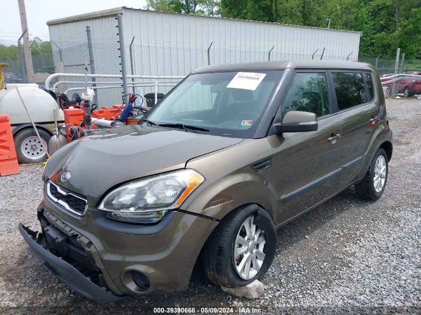 2012 Kia Soul + VIN: KNDJT2A65C7417765 Lot: 39390668