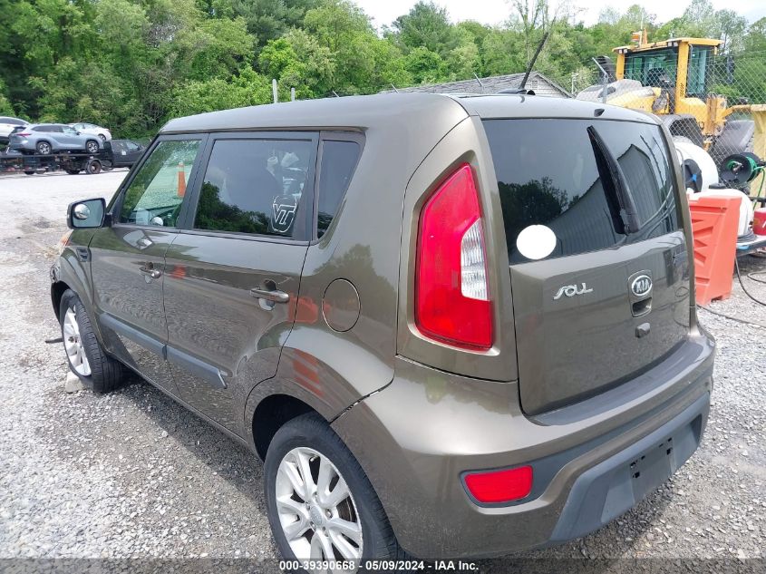 2012 Kia Soul + VIN: KNDJT2A65C7417765 Lot: 39390668