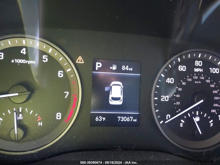 2019 Hyundai Tucson Sel VIN: KM8J33AL9KU874800 Lot: 39390674