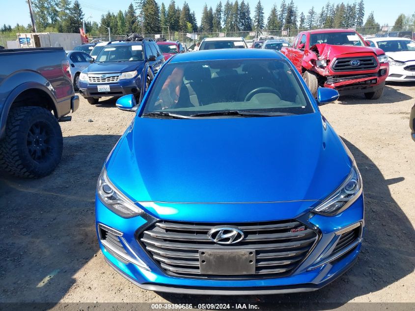 2017 Hyundai Elantra Sport VIN: KMHD04LBXHU332100 Lot: 39390686