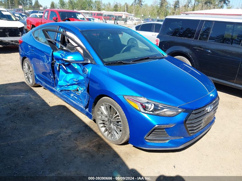 2017 HYUNDAI ELANTRA SPORT - KMHD04LBXHU332100