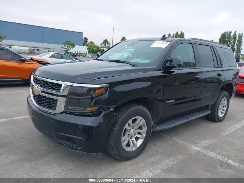 2020 Chevrolet Tahoe 4Wd Lt VIN: 1GNSKBKC1LR159414 Lot: 39390694