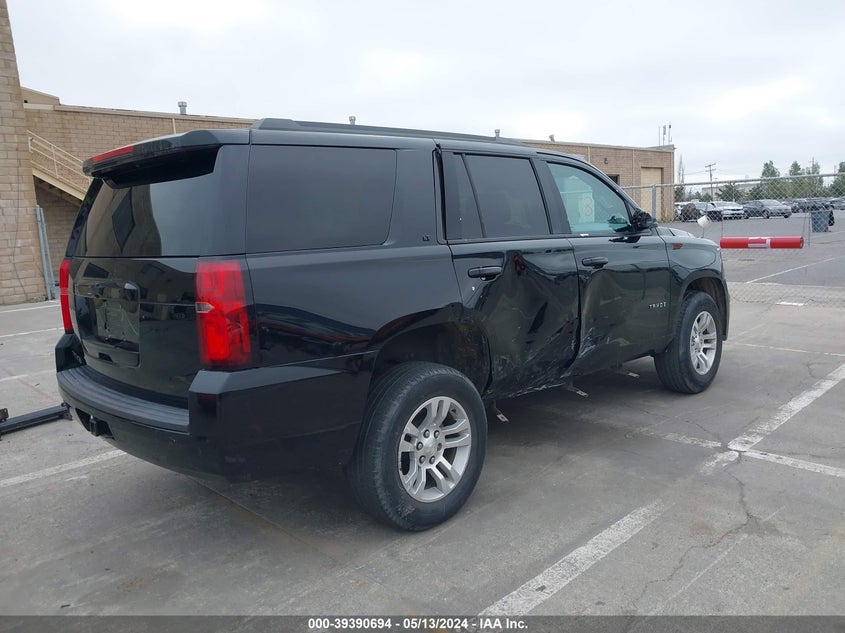 2020 CHEVROLET TAHOE 4WD LT - 1GNSKBKC1LR159414