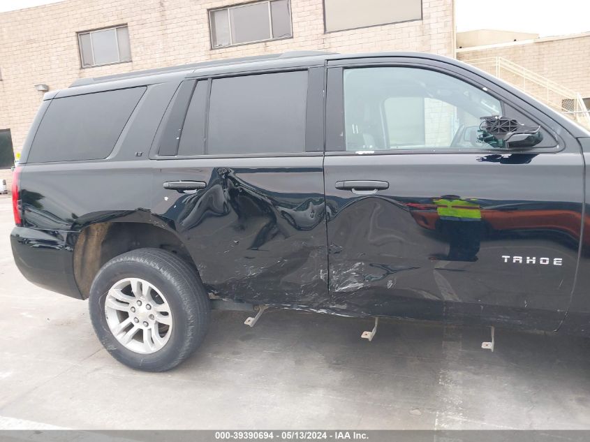 2020 CHEVROLET TAHOE 4WD LT - 1GNSKBKC1LR159414
